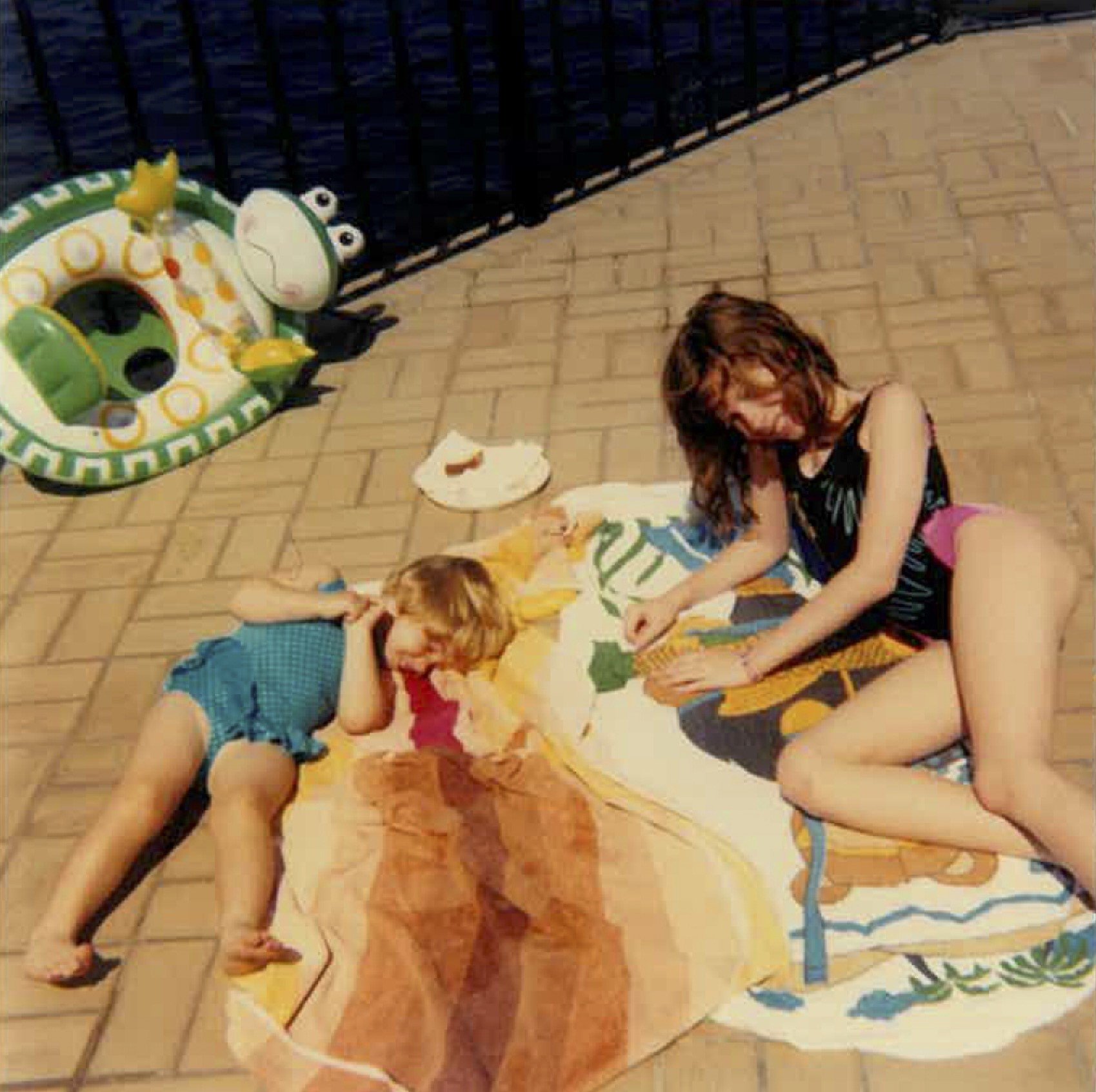Sam Klemick childhood pool photo