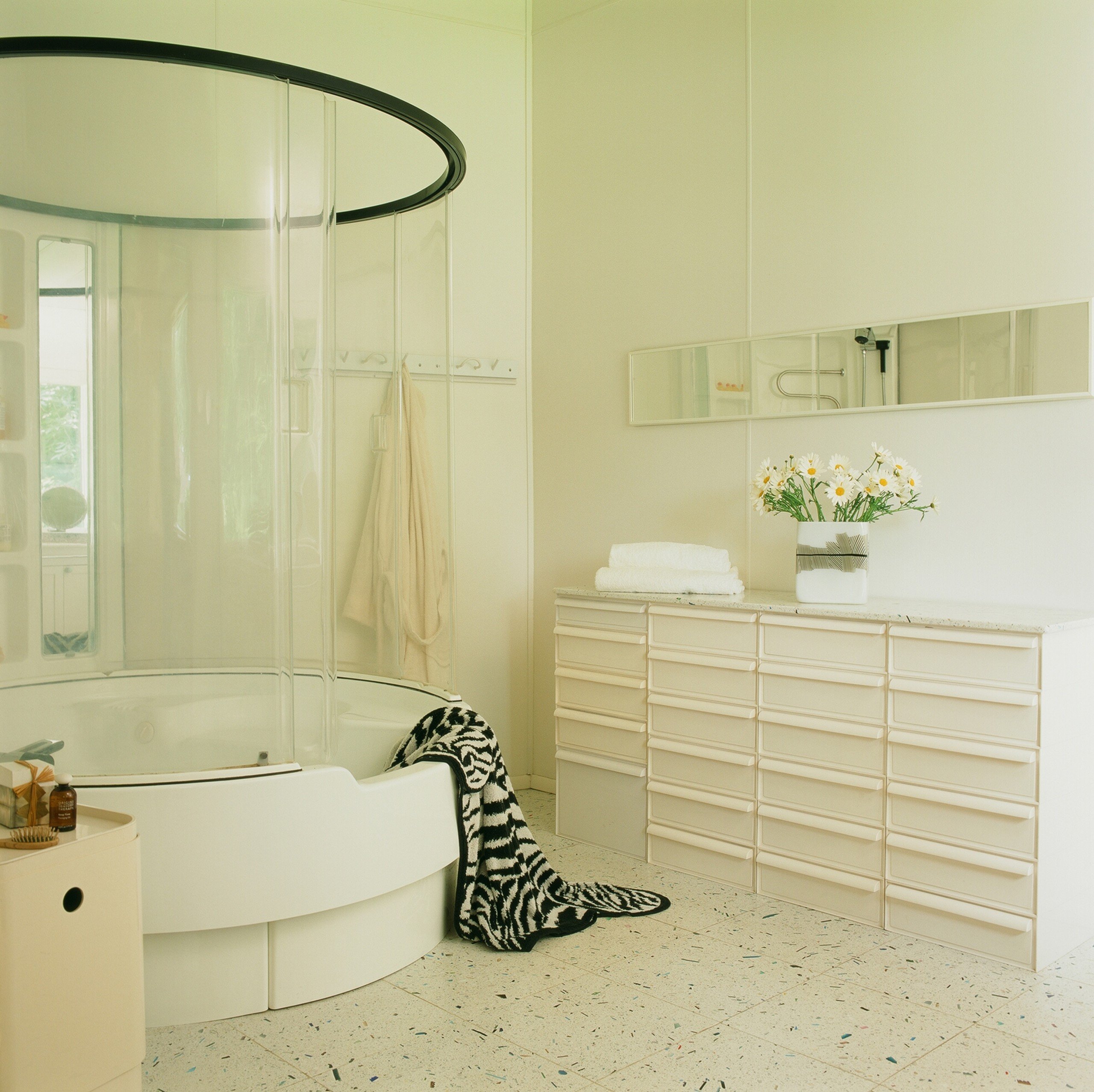 Usonia modern bathroom