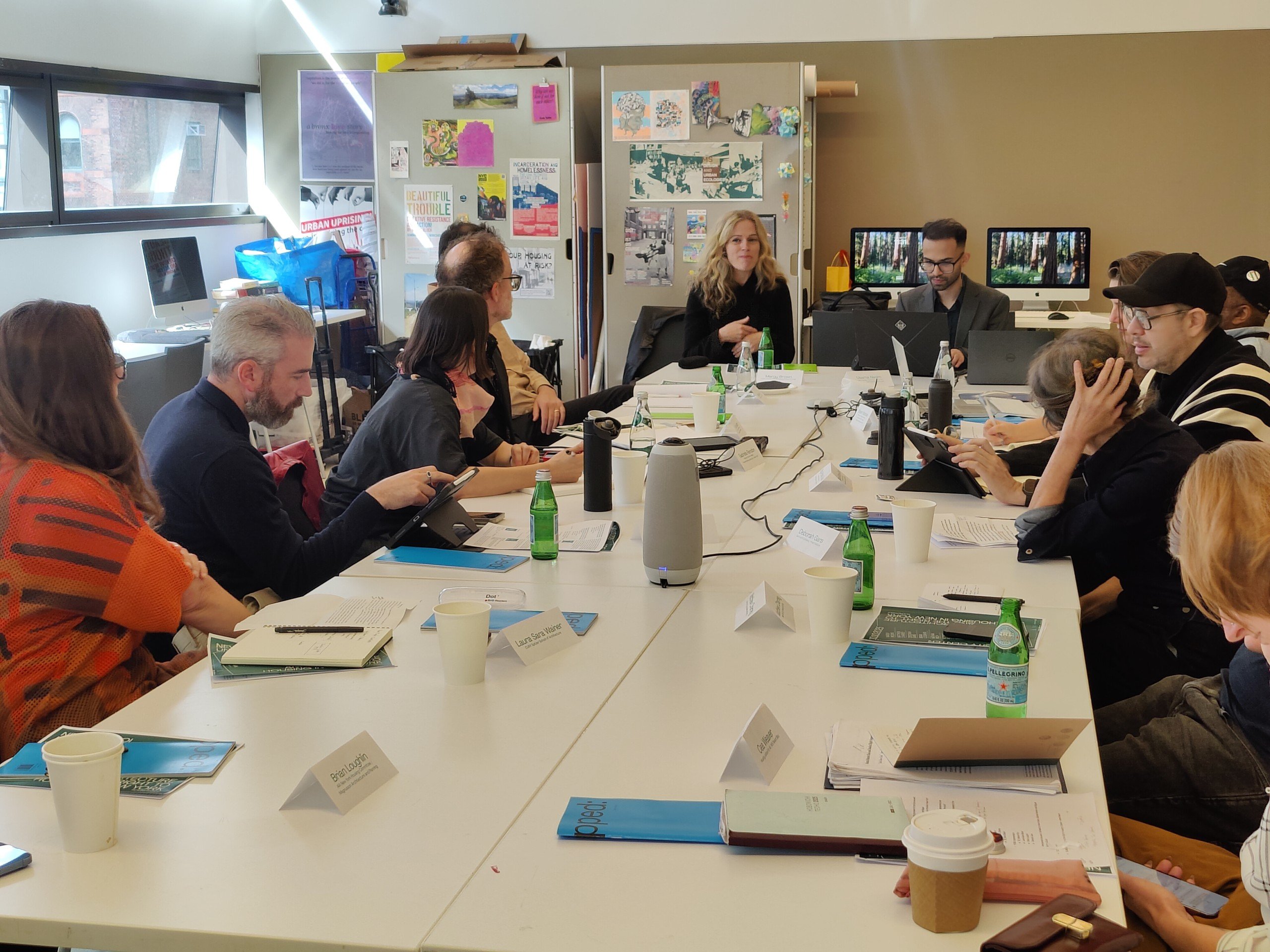 Roundtable discussion at the New York iteration of Architecture and the Right to Housing