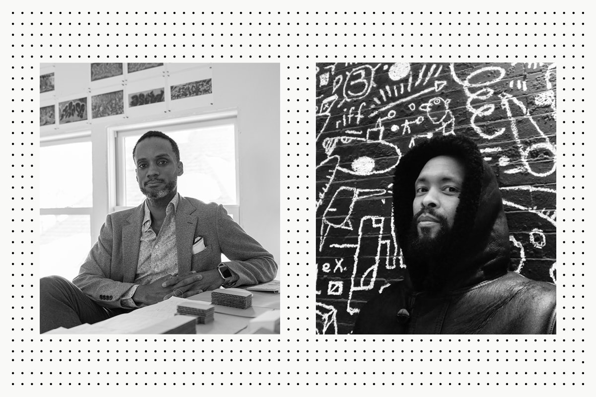 Architect Sekou Cooke and rappper turned designer Tajai Massey